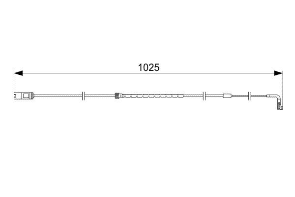 BOSCH 1 987 473 026 Warnkontakt Bremsbelagverschleiß