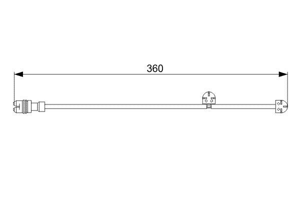 BOSCH 1 987 473 023 Warnkontakt Bremsbelagverschleiß