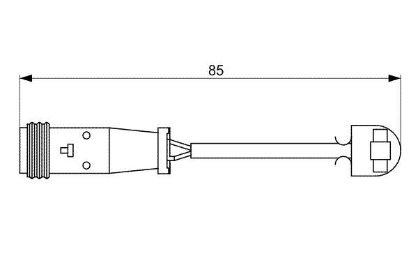 BOSCH 1 987 473 038 Warnkontakt Bremsbelagverschleiß