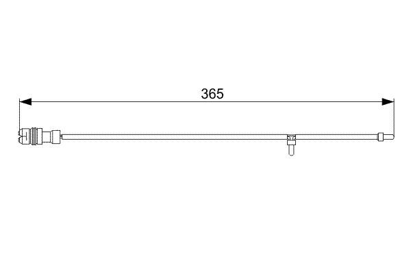 BOSCH 1 987 473 040 Warnkontakt Bremsbelagverschleiß