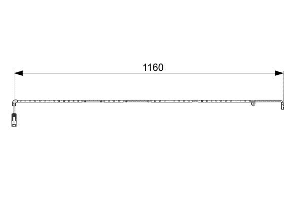 BOSCH 1 987 473 055 Warnkontakt Bremsbelagverschleiß