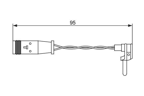 BOSCH 1 987 473 070 Warnkontakt Bremsbelagverschleiß