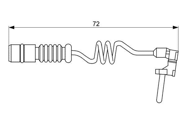 BOSCH 1 987 473 057 Warnkontakt Bremsbelagverschleiß