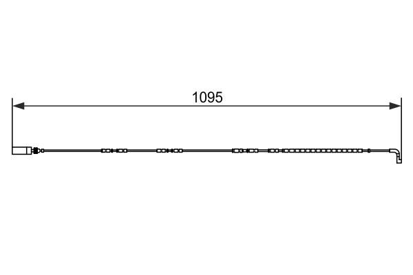 BOSCH 1 987 473 069 Warnkontakt Bremsbelagverschleiß