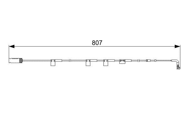 BOSCH 1 987 473 058 Warnkontakt Bremsbelagverschleiß