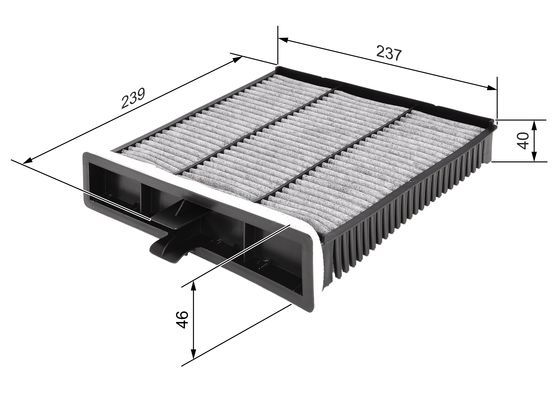 BOSCH 1 987 432 394 Filter Innenraumluft