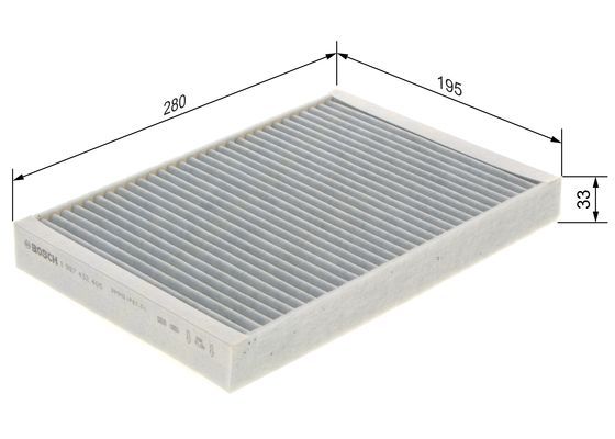 BOSCH 1 987 432 405 Filter Innenraumluft