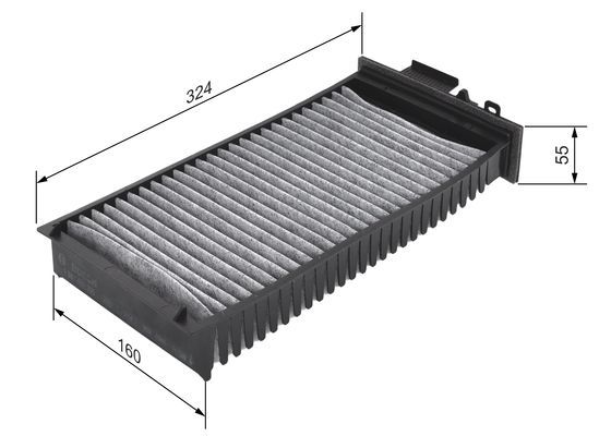 BOSCH 1 987 432 398 Filter Innenraumluft