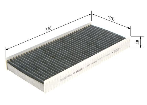 BOSCH 1 987 432 406 Filter Innenraumluft