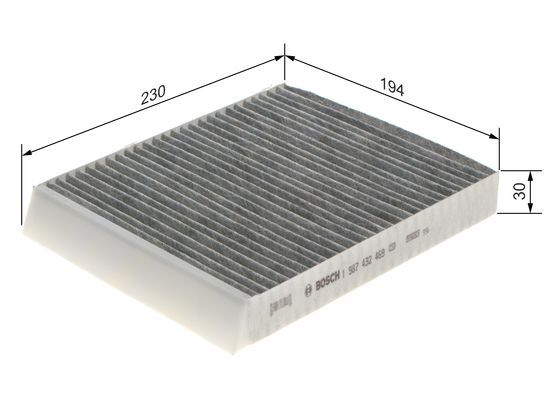 BOSCH 1 987 432 469 Filter Innenraumluft