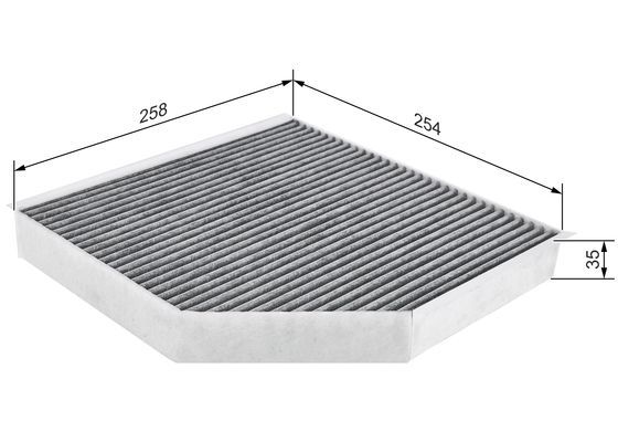 BOSCH 1 987 432 548 Filter Innenraumluft