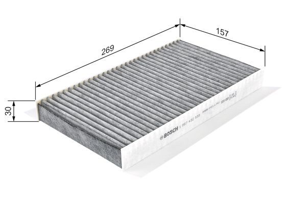 BOSCH 1 987 432 535 Filter Innenraumluft