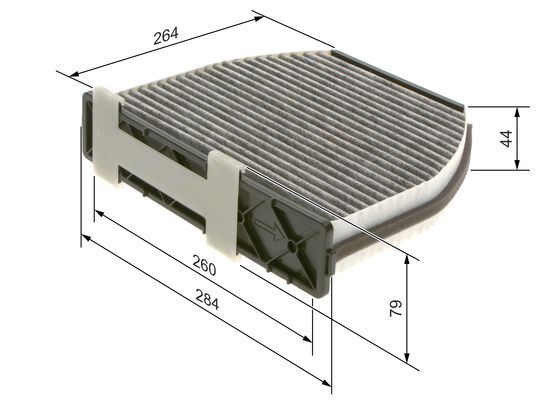 BOSCH 1 987 435 001 Filter Innenraumluft