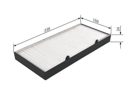 BOSCH 1 987 435 063 Filter Innenraumluft