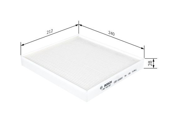 BOSCH 1 987 435 087 Filter Innenraumluft