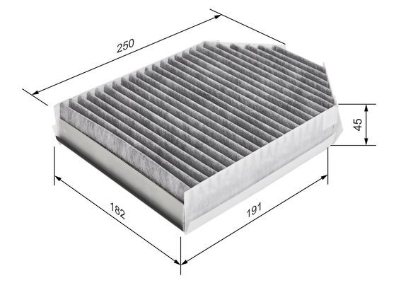 BOSCH 1 987 435 509 Filter Innenraumluft