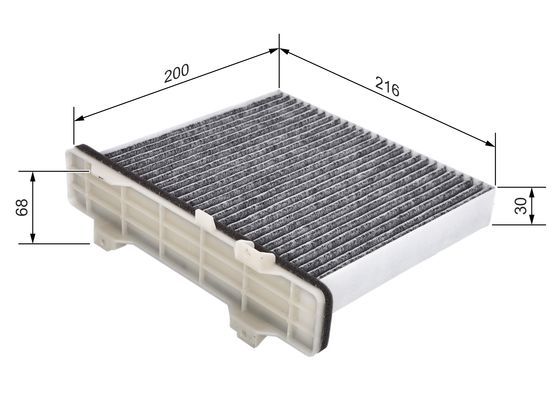 BOSCH 1 987 435 519 Filter Innenraumluft