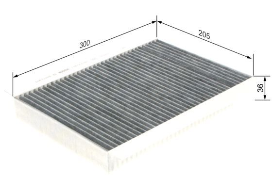 BOSCH 1 987 435 547 Filter Innenraumluft