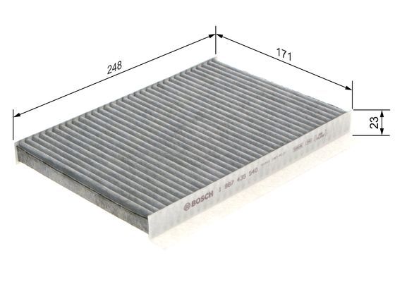 BOSCH 1 987 435 540 Filter Innenraumluft