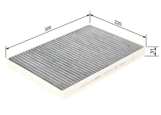 BOSCH 1 987 435 560 Filter Innenraumluft