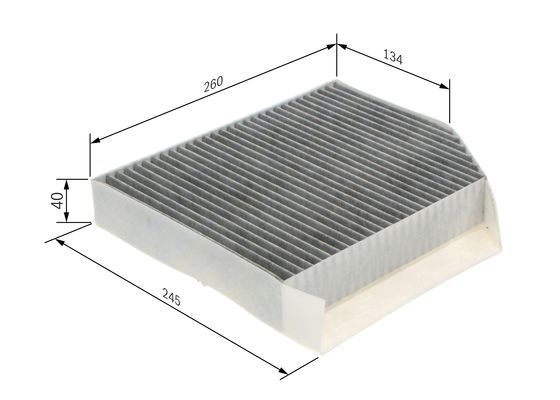 BOSCH 1 987 435 601 Filter Innenraumluft