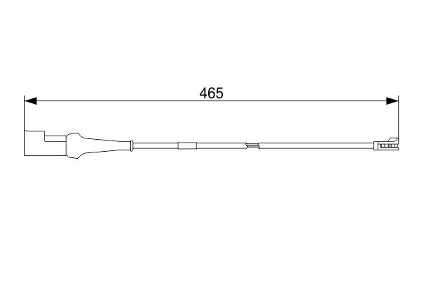 BOSCH 1 987 473 573 Warnkontakt Bremsbelagverschleiß