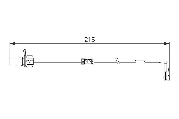 BOSCH 1 987 474 489 Warnkontakt Bremsbelagverschleiß