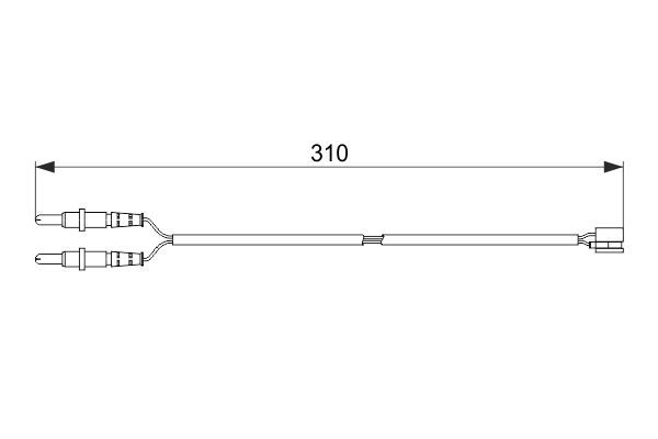 BOSCH 1 987 474 519 Warnkontakt Bremsbelagverschleiß