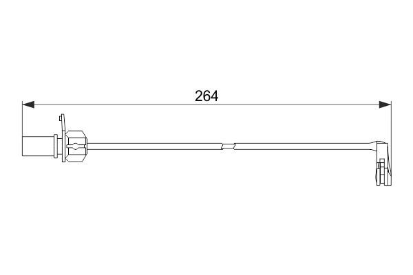 BOSCH 1 987 474 517 Warnkontakt Bremsbelagverschleiß