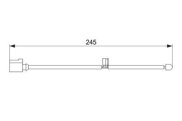 BOSCH 1 987 474 563 Warnkontakt Bremsbelagverschleiß