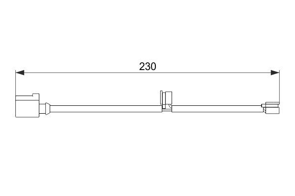 BOSCH 1 987 474 569 Warnkontakt Bremsbelagverschleiß