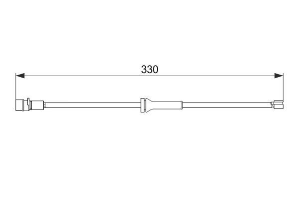 BOSCH 1 987 474 581 Warnkontakt Bremsbelagverschleiß