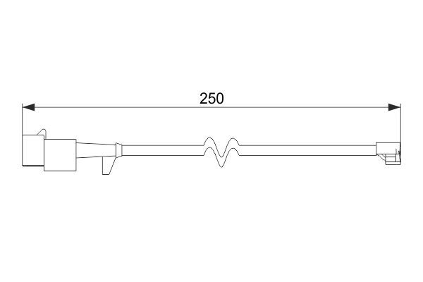 BOSCH 1 987 474 574 Warnkontakt Bremsbelagverschleiß