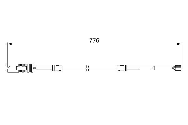 BOSCH 1 987 474 925 Warnkontakt Bremsbelagverschleiß