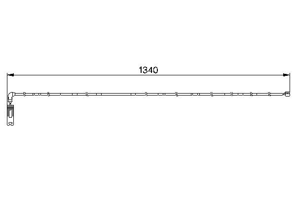 BOSCH 1 987 474 944 Warnkontakt Bremsbelagverschleiß