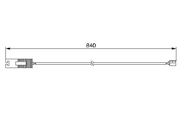 BOSCH 1 987 474 956 Warnkontakt Bremsbelagverschleiß