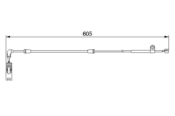 BOSCH 1 987 474 943 Warnkontakt Bremsbelagverschleiß