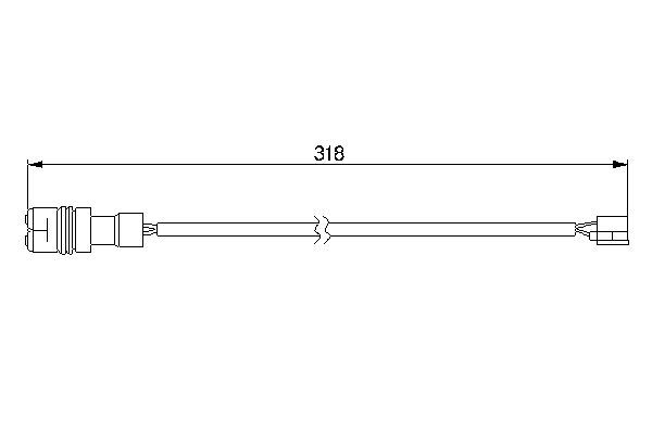 BOSCH 1 987 474 988 Warnkontakt Bremsbelagverschleiß