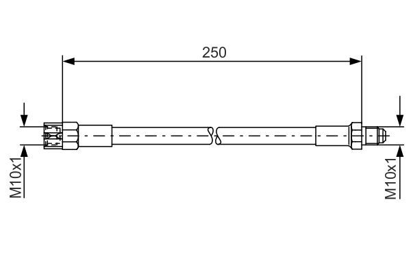 BOSCH 1 987 476 009 Bremsschlauch