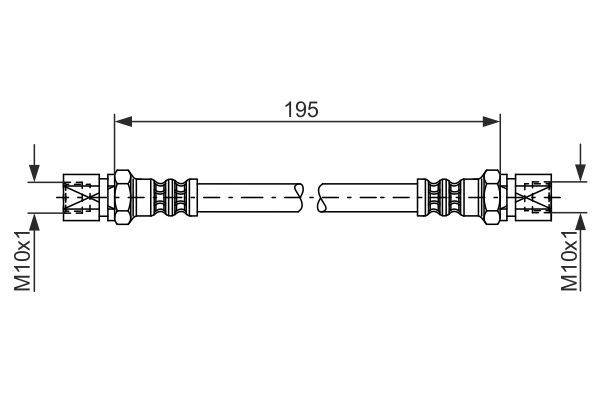 BOSCH 1 987 476 030 Bremsschlauch