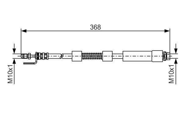 BOSCH 1 987 476 059 Bremsschlauch