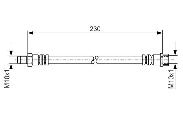 BOSCH 1 987 476 083 Bremsschlauch