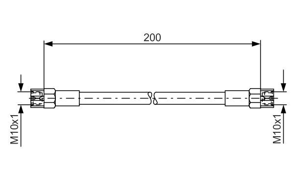 BOSCH 1 987 476 062 Bremsschlauch