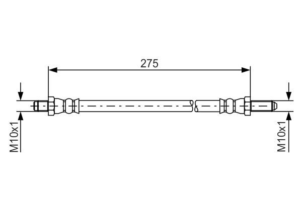 BOSCH 1 987 476 124 Bremsschlauch