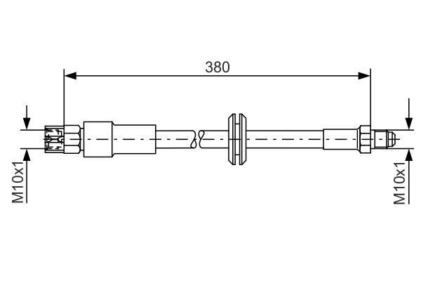 BOSCH 1 987 476 140 Bremsschlauch