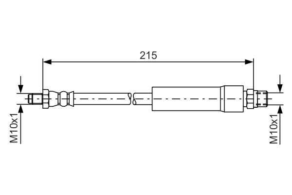 BOSCH 1 987 476 142 Bremsschlauch