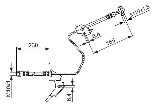 BOSCH 1 987 476 199 Bremsschlauch