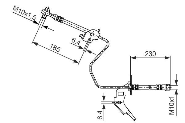 BOSCH 1 987 476 200 Bremsschlauch