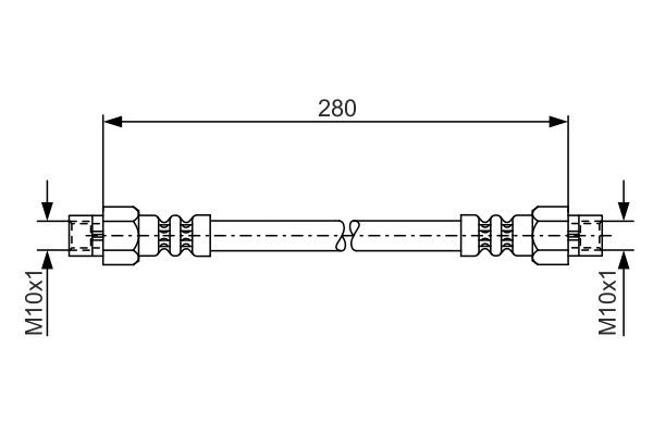 BOSCH 1 987 476 234 Bremsschlauch