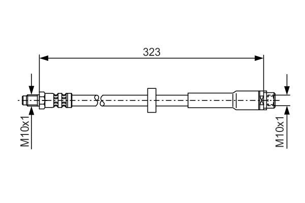 BOSCH 1 987 476 293 Bremsschlauch